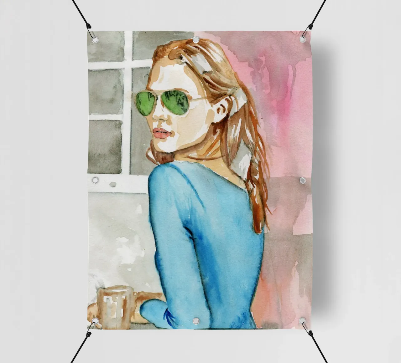 Ragazza di moda telo in pvc da LaylaOzPortraits