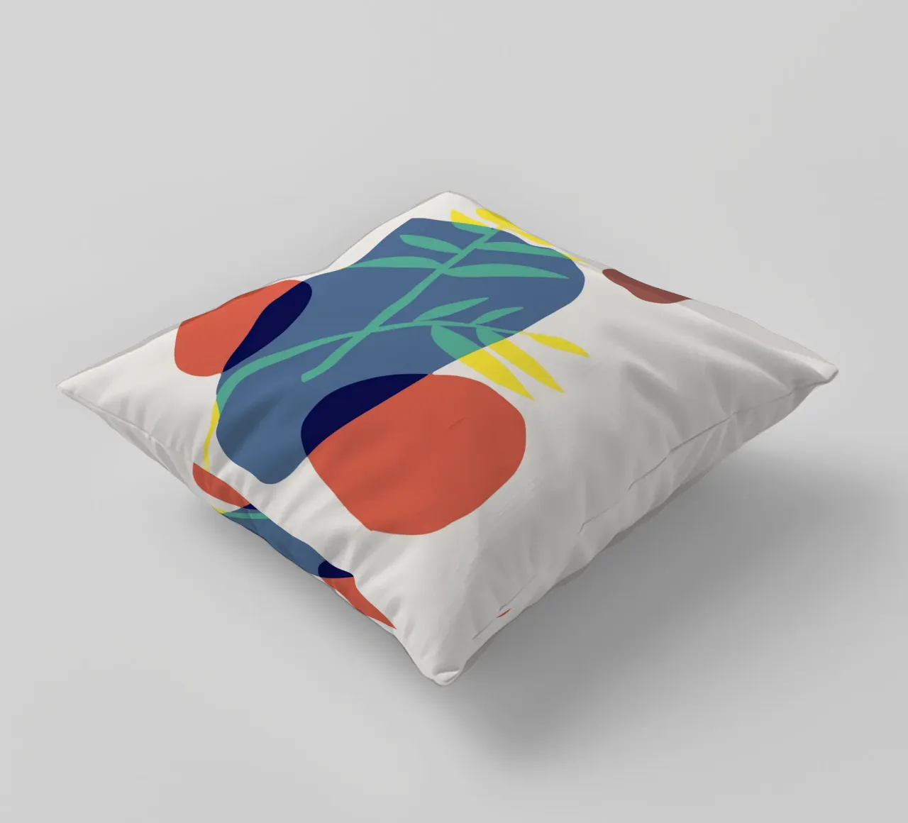 Fossile tropicale 02 cuscino da Little Dean