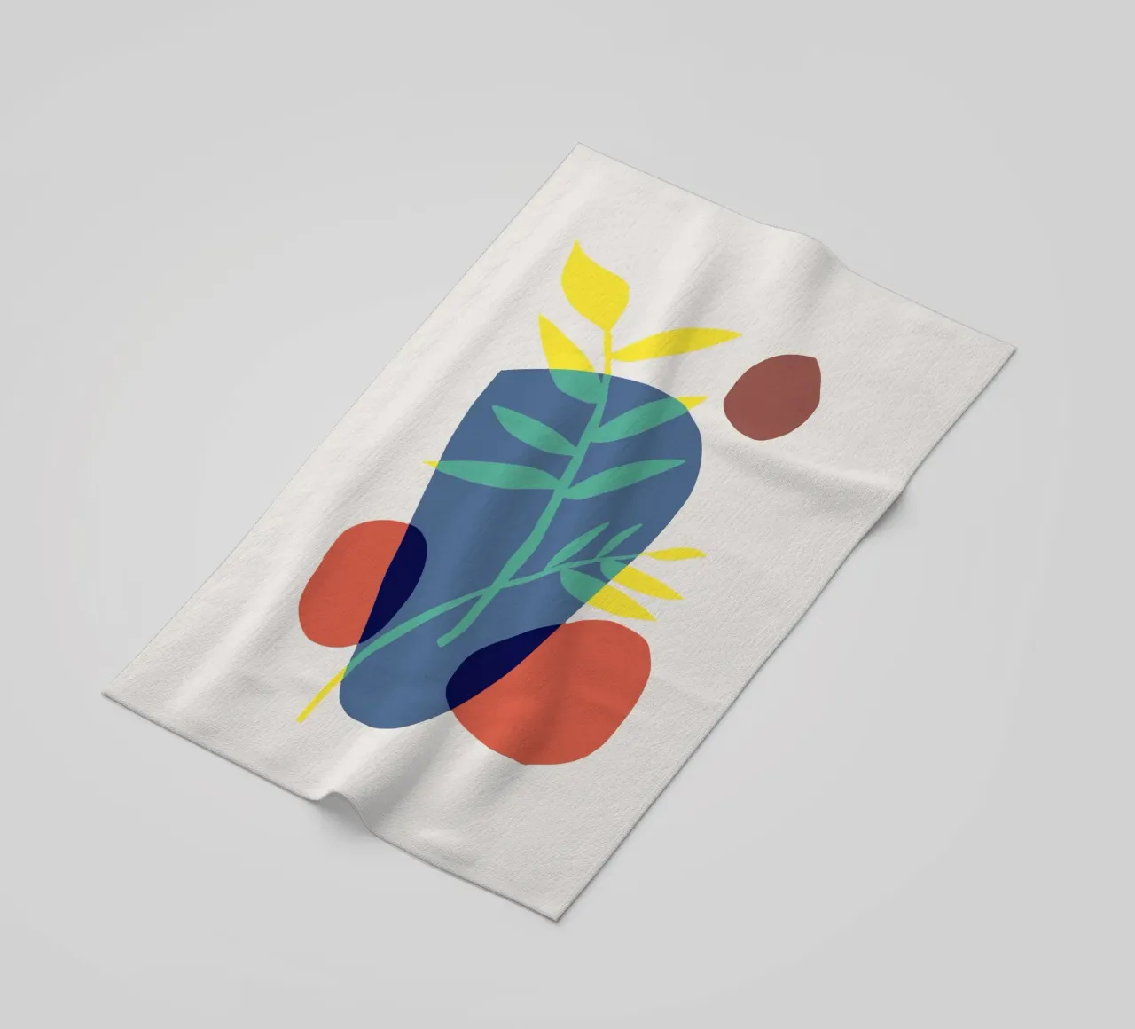 Fossile tropicale 02 telo mare da Little Dean