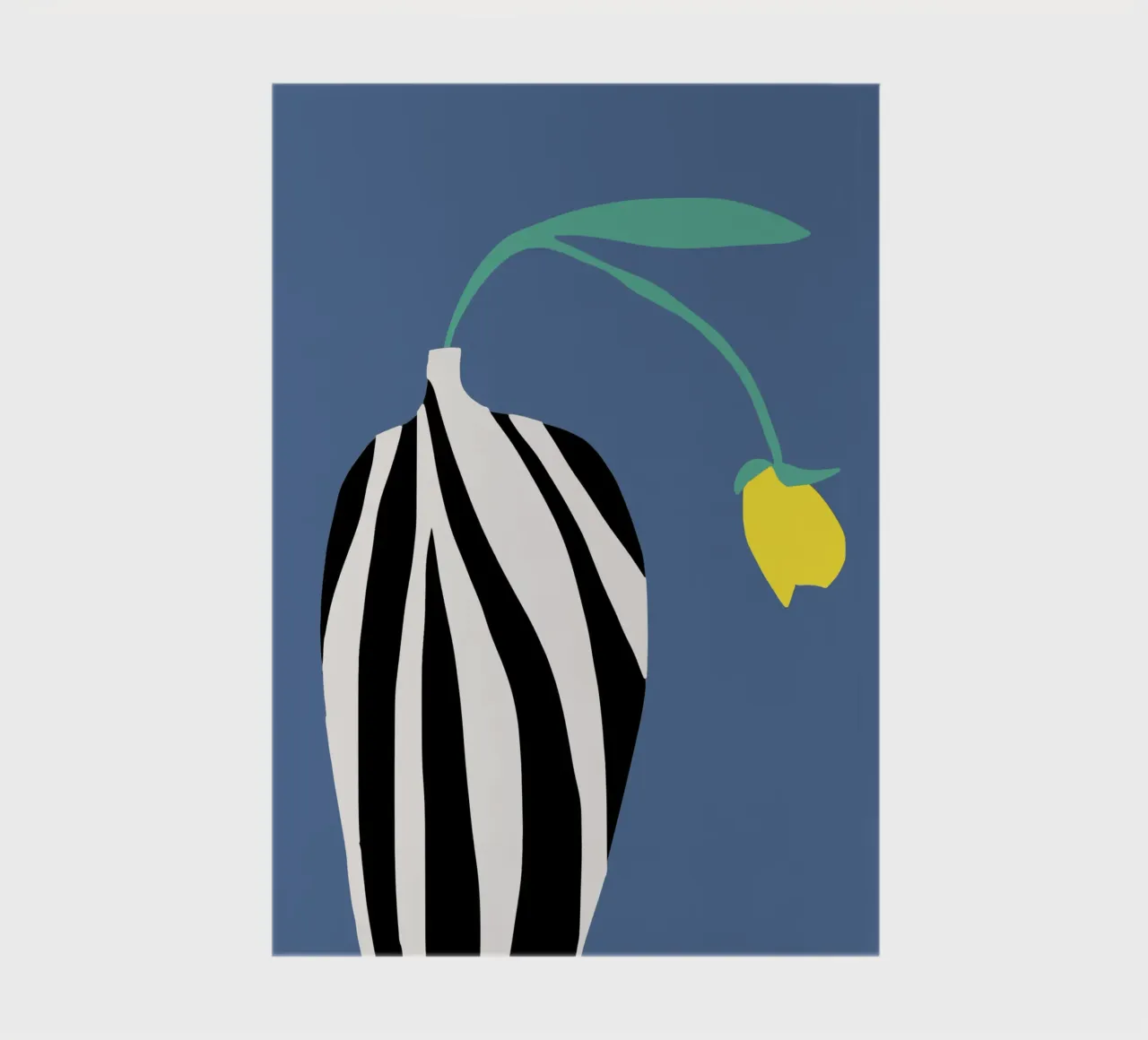 Tulipe jaune 02 carnet de notes de Little Dean