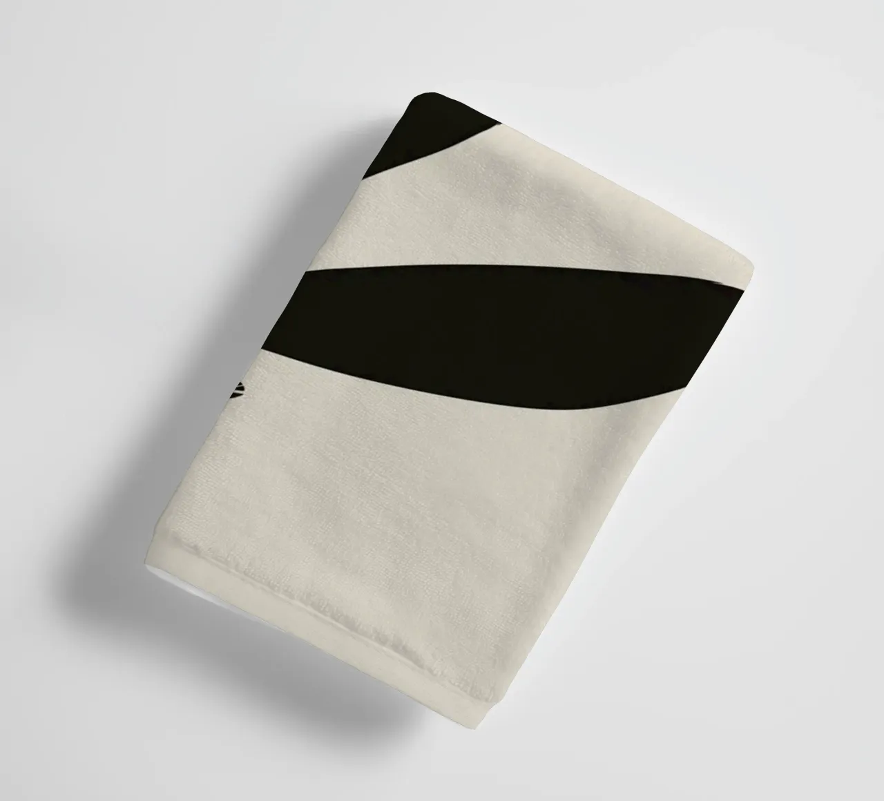 Nudo in nero 04 asciugamano da bagno da Little Dean