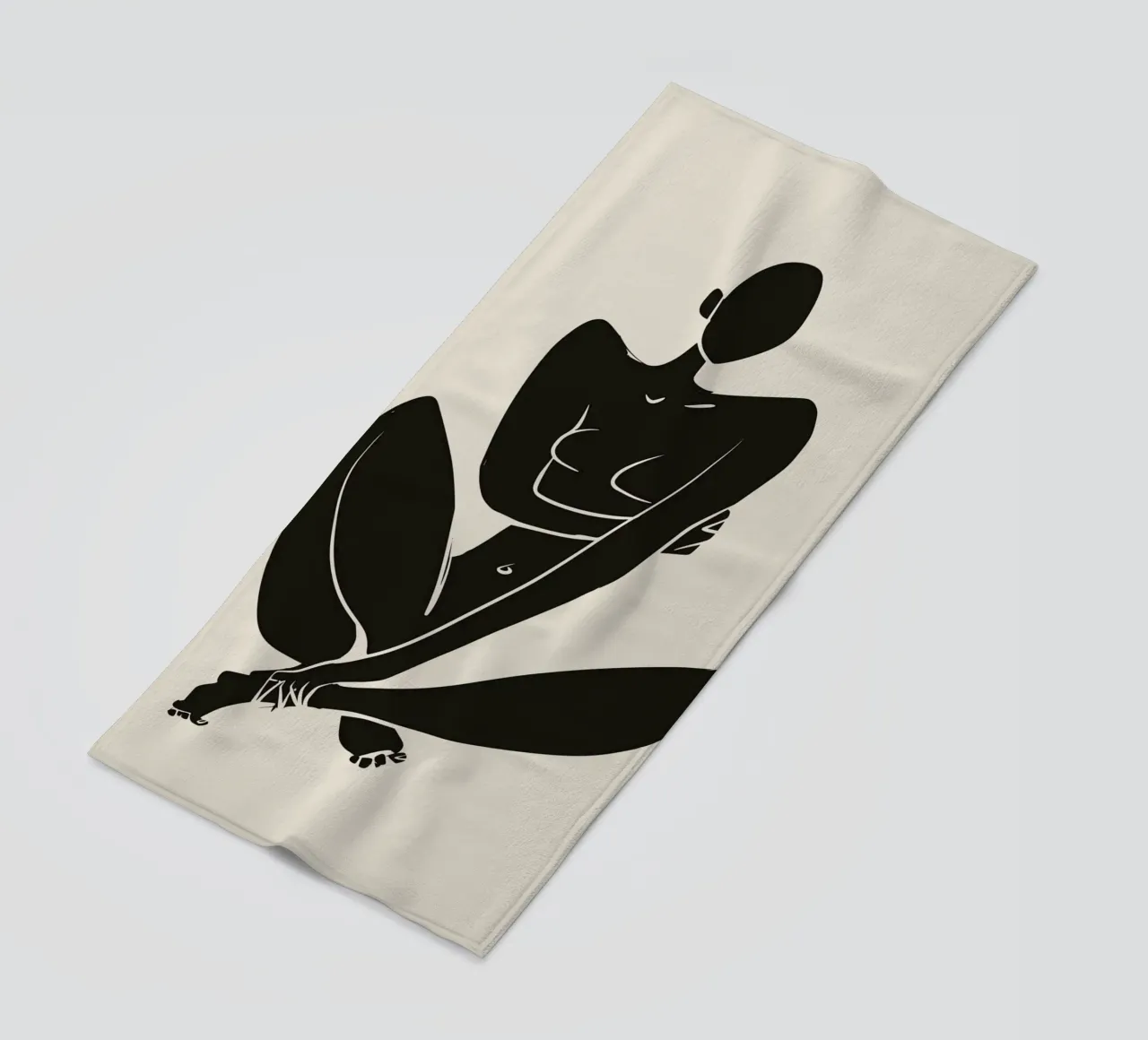 Nudo in nero 04 telo mare da Little Dean