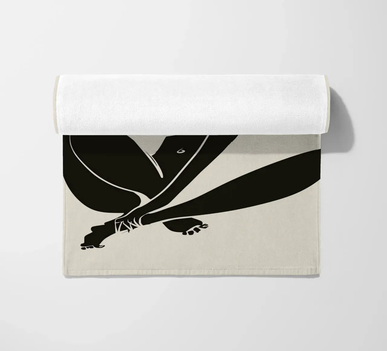 Nudo in nero 04 telo mare da Little Dean