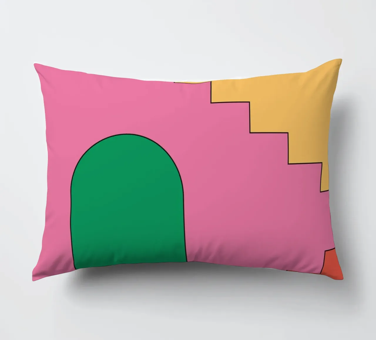 Scala retrò vibrante cuscino da galihstudio