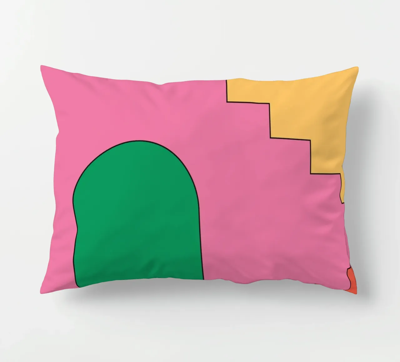 Scala retrò vibrante cuscino da galihstudio