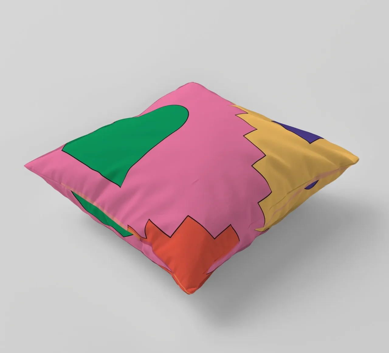 Scala retrò vibrante cuscino da galihstudio