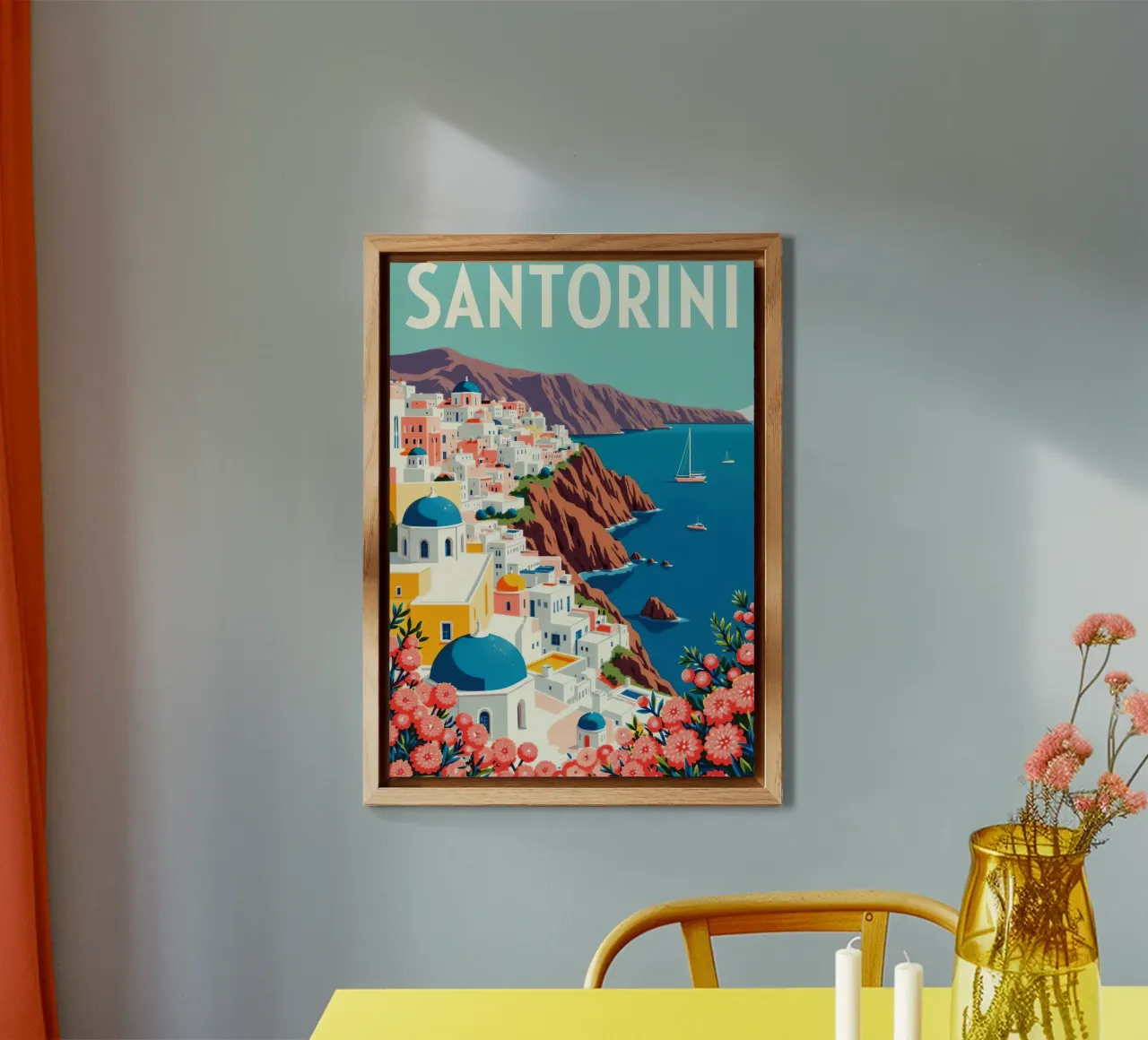 Santorini alluminio dibond da Artsy Bessy