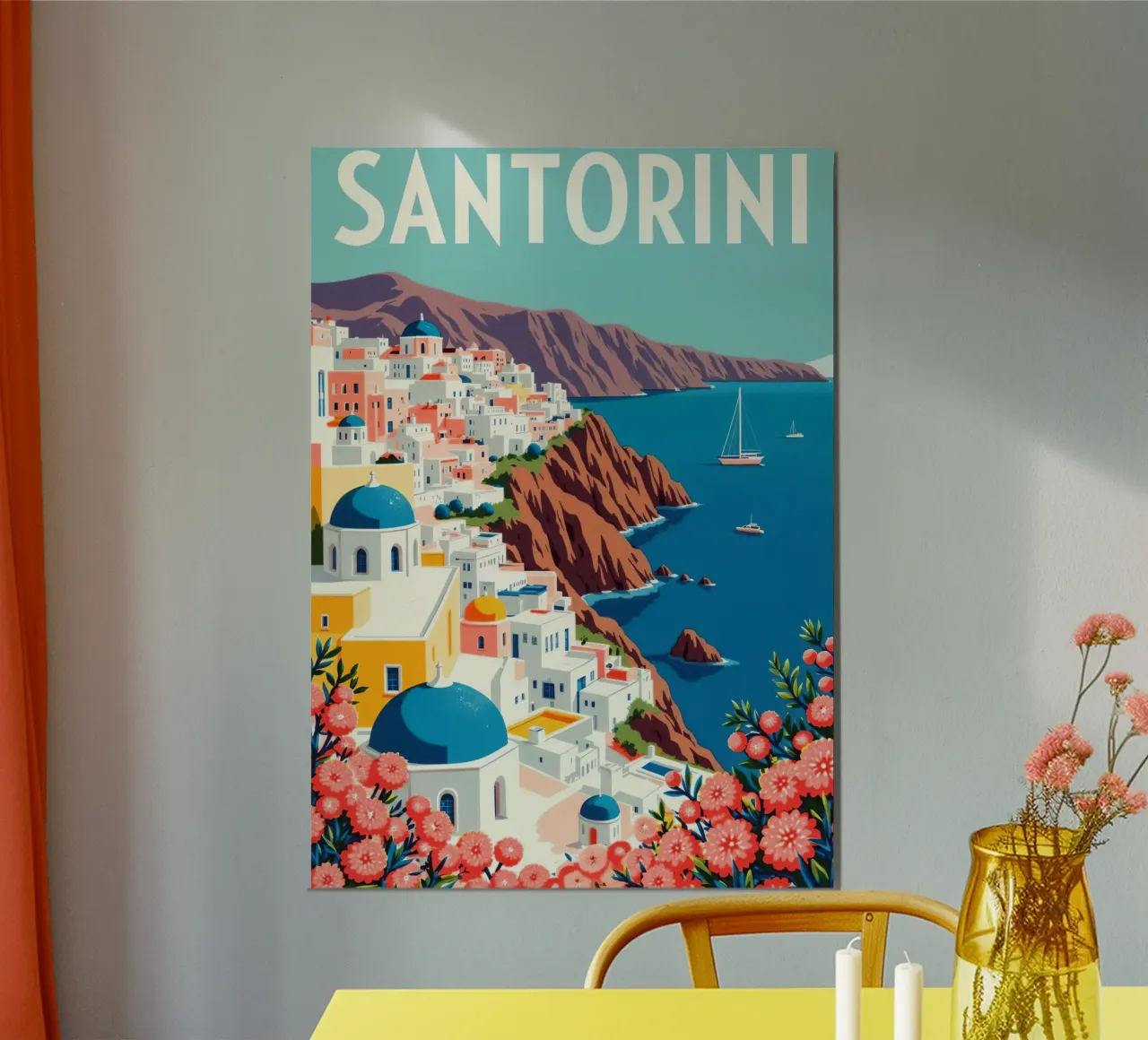 Santorini carta hahnemühle da Artsy Bessy