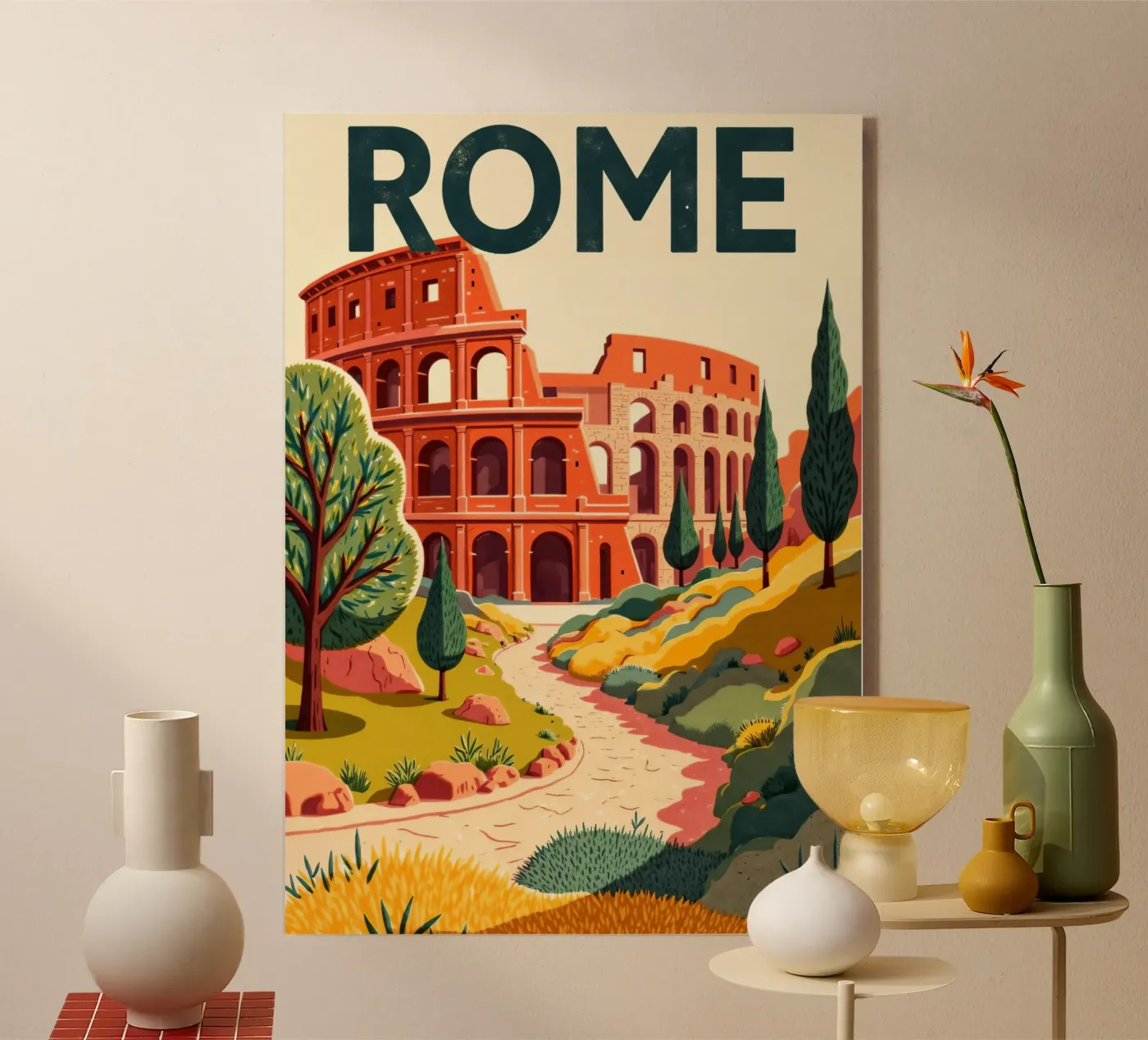 Rome acryl van Artsy Bessy