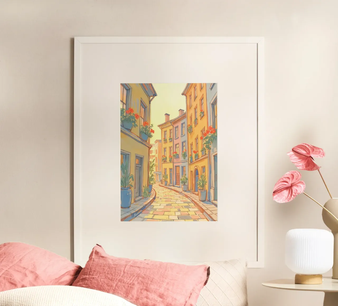 A Street in Paris poster da Artsy Bessy