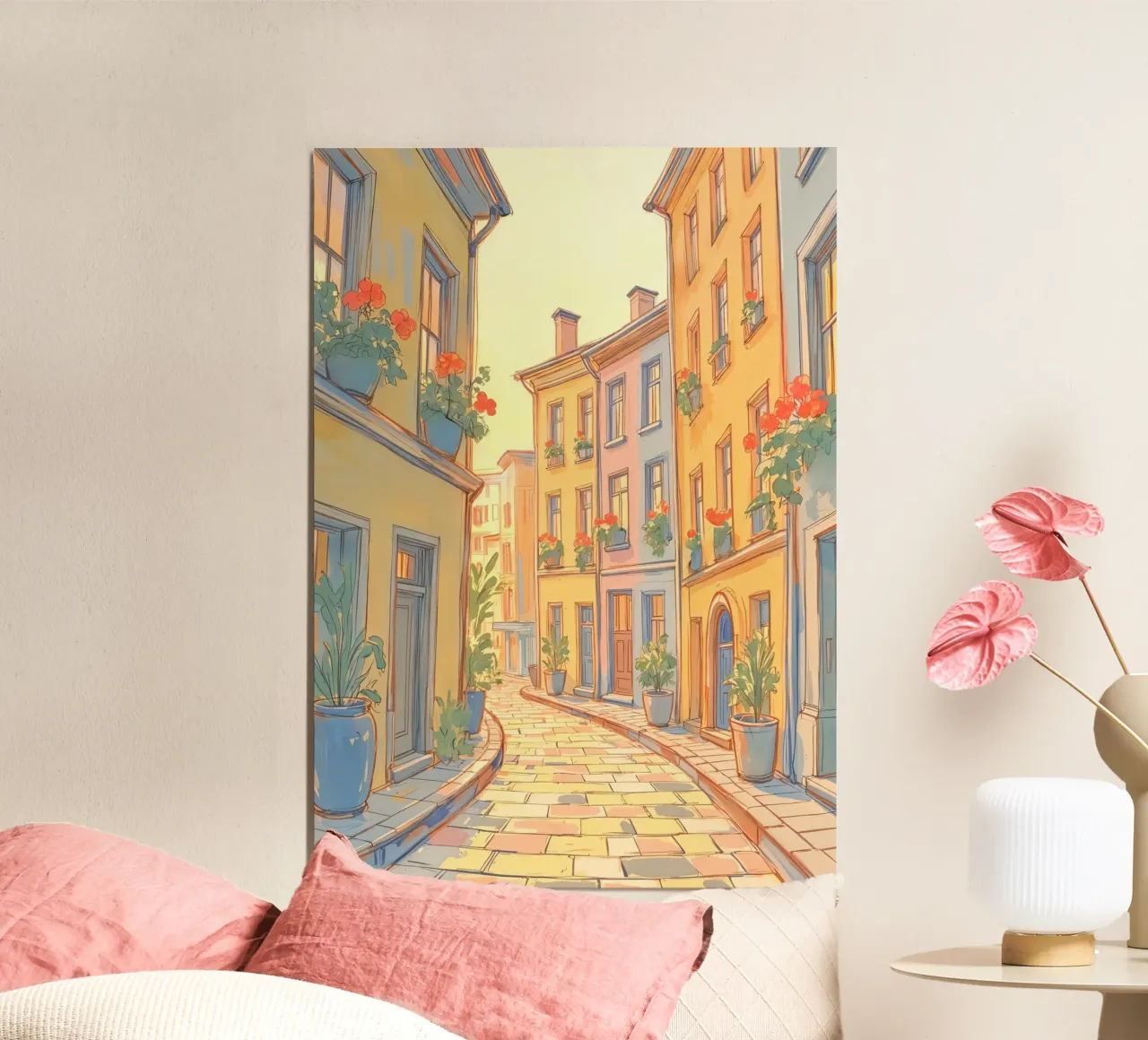 A Street in Paris poster da Artsy Bessy