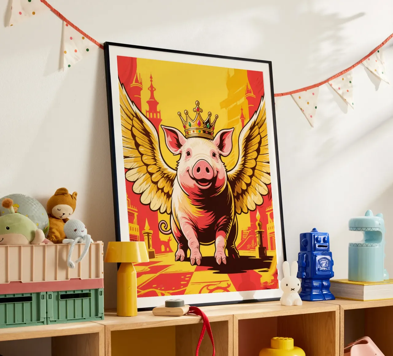Maiale alato poster da knowledge