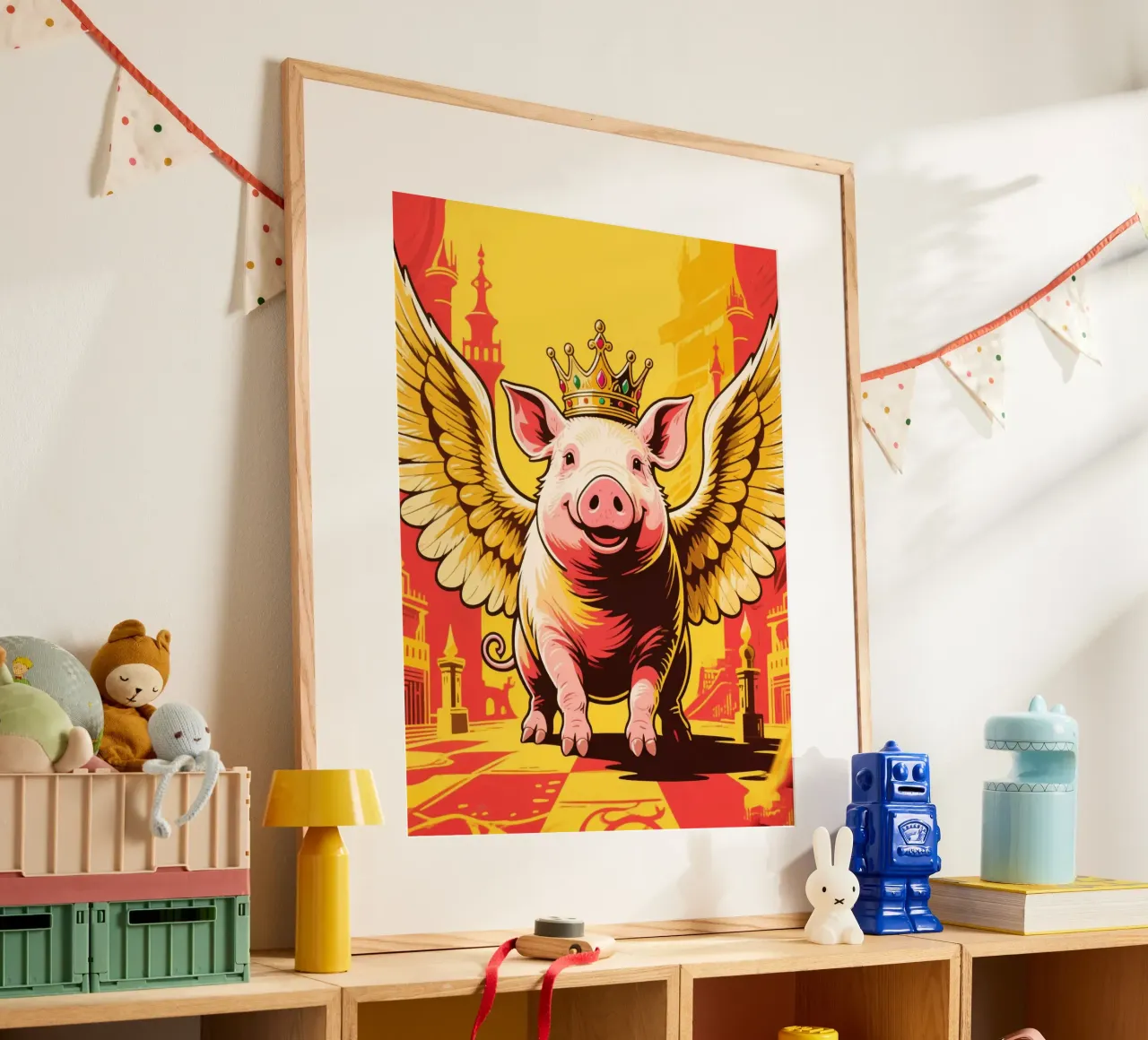 Maiale alato poster da knowledge