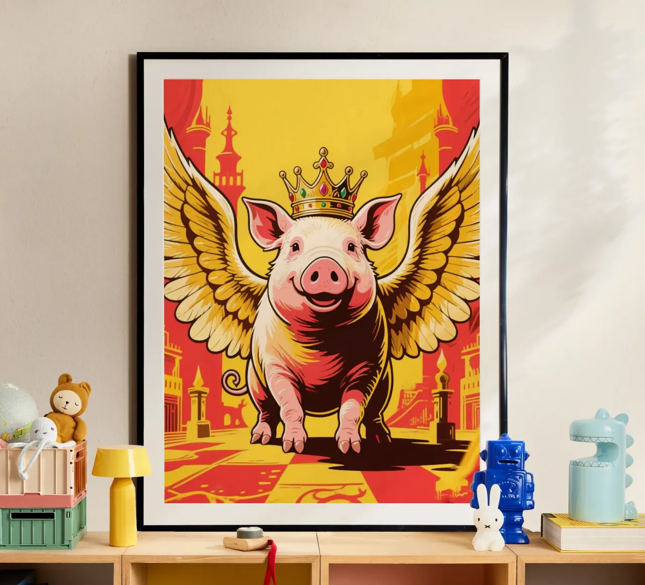 Maiale alato poster da knowledge