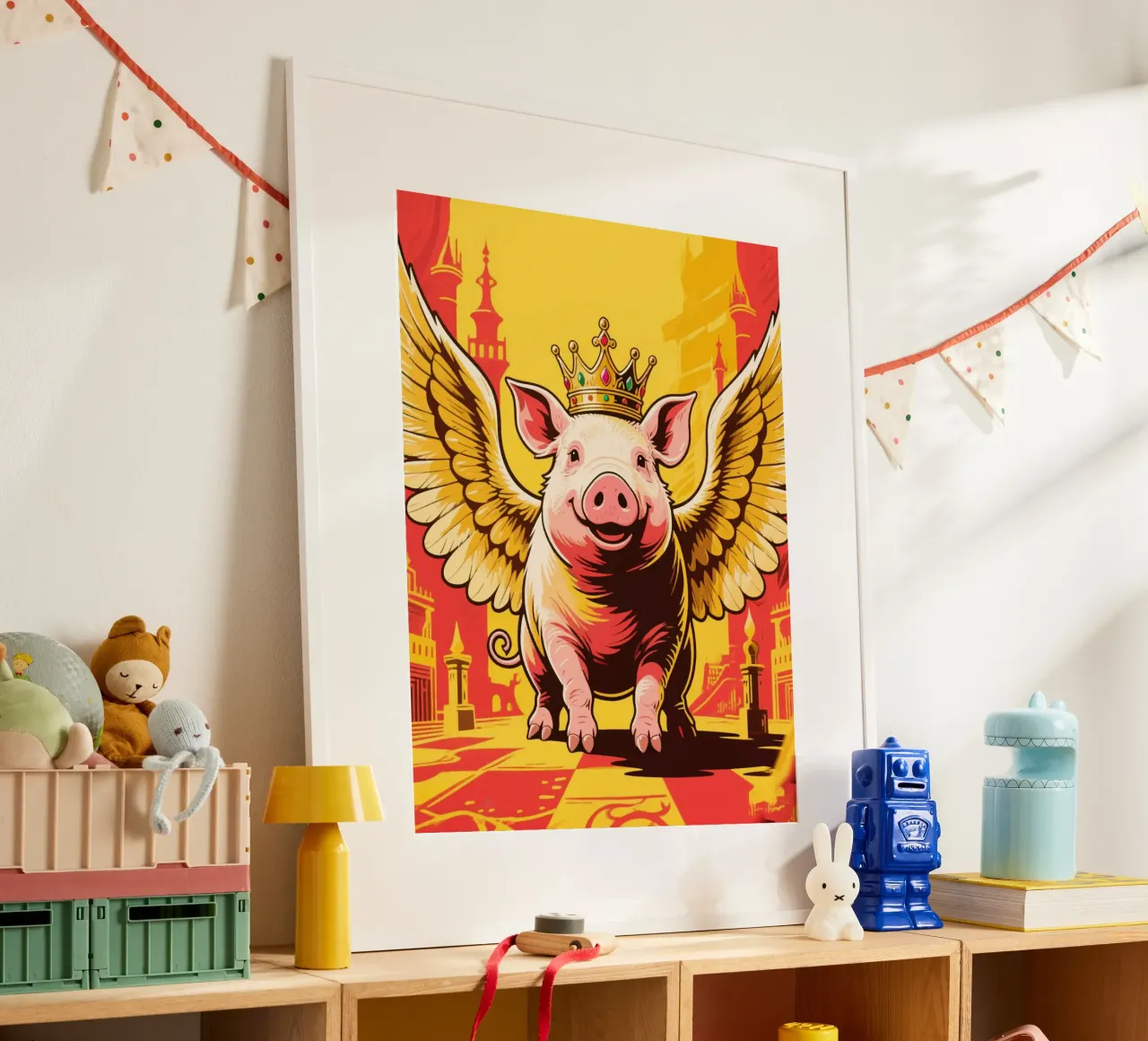 Maiale alato poster da knowledge