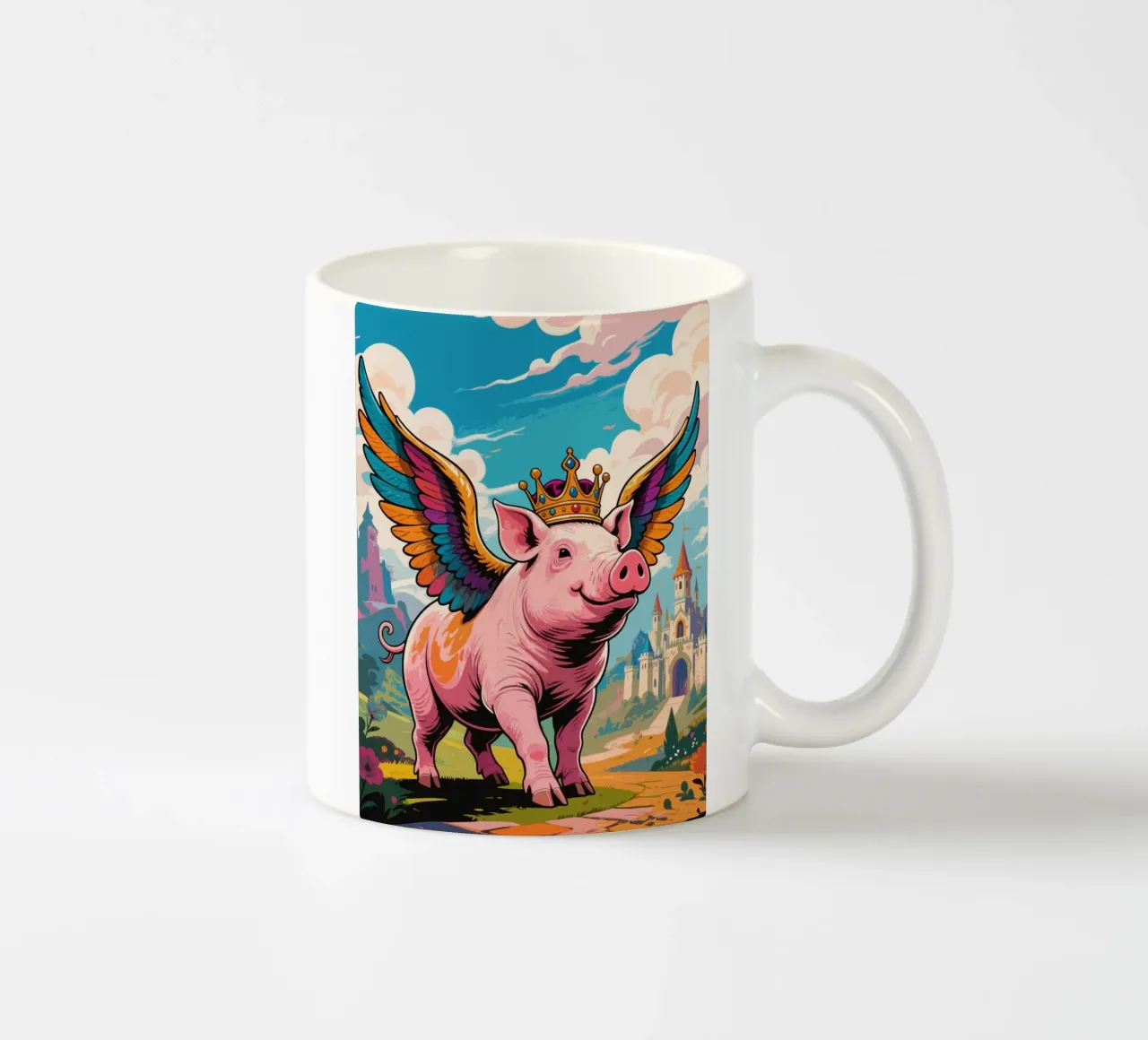 Regina Oink tazza in ceramica da knowledge