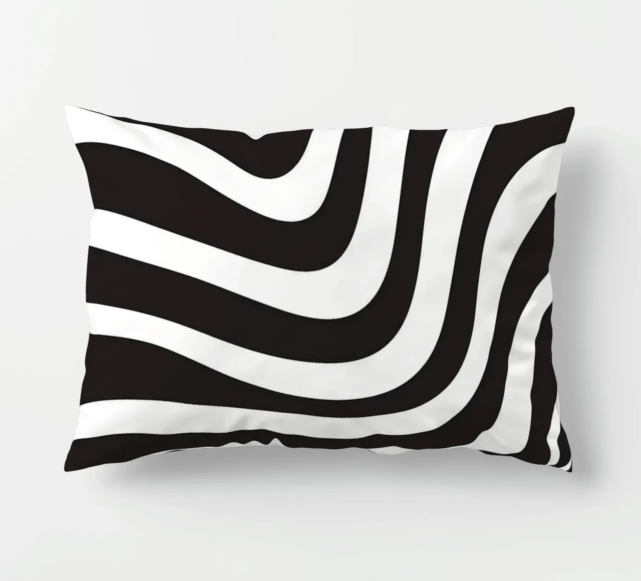 Linea strip twirl monocromatica cuscino da galihstudio