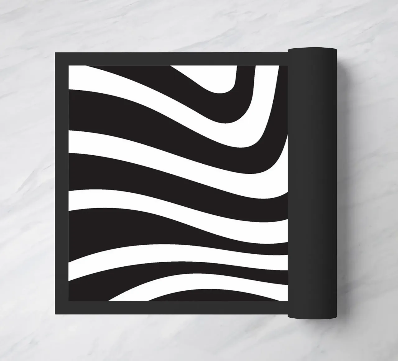 Linea strip twirl monocromatica zerbino da galihstudio
