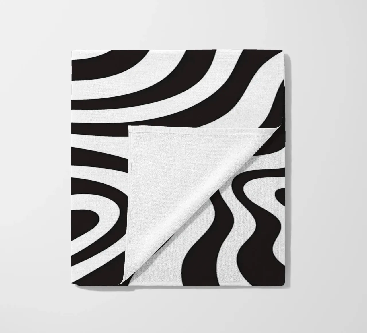 Linea strip twirl monocromatica telo mare da galihstudio