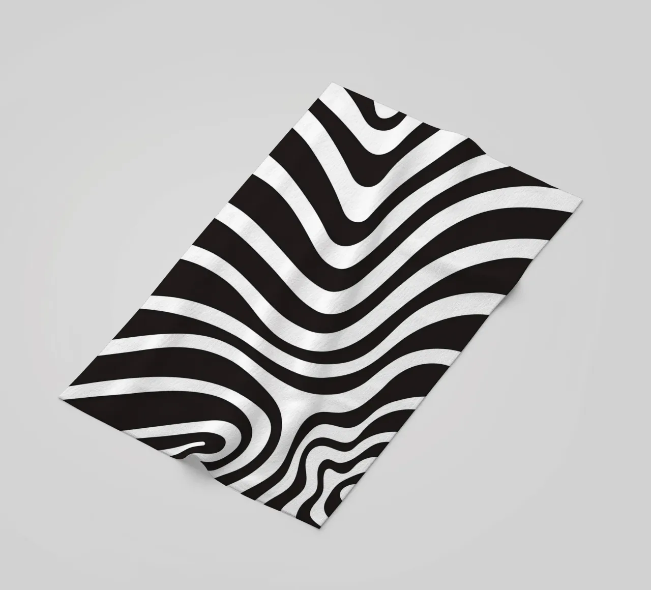 Linea strip twirl monocromatica telo mare da galihstudio