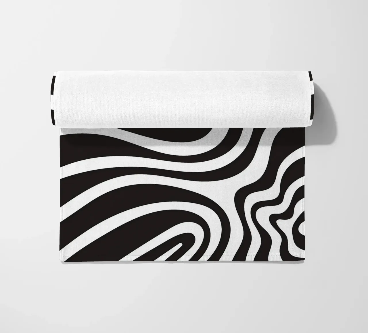 Linea strip twirl monocromatica telo mare da galihstudio