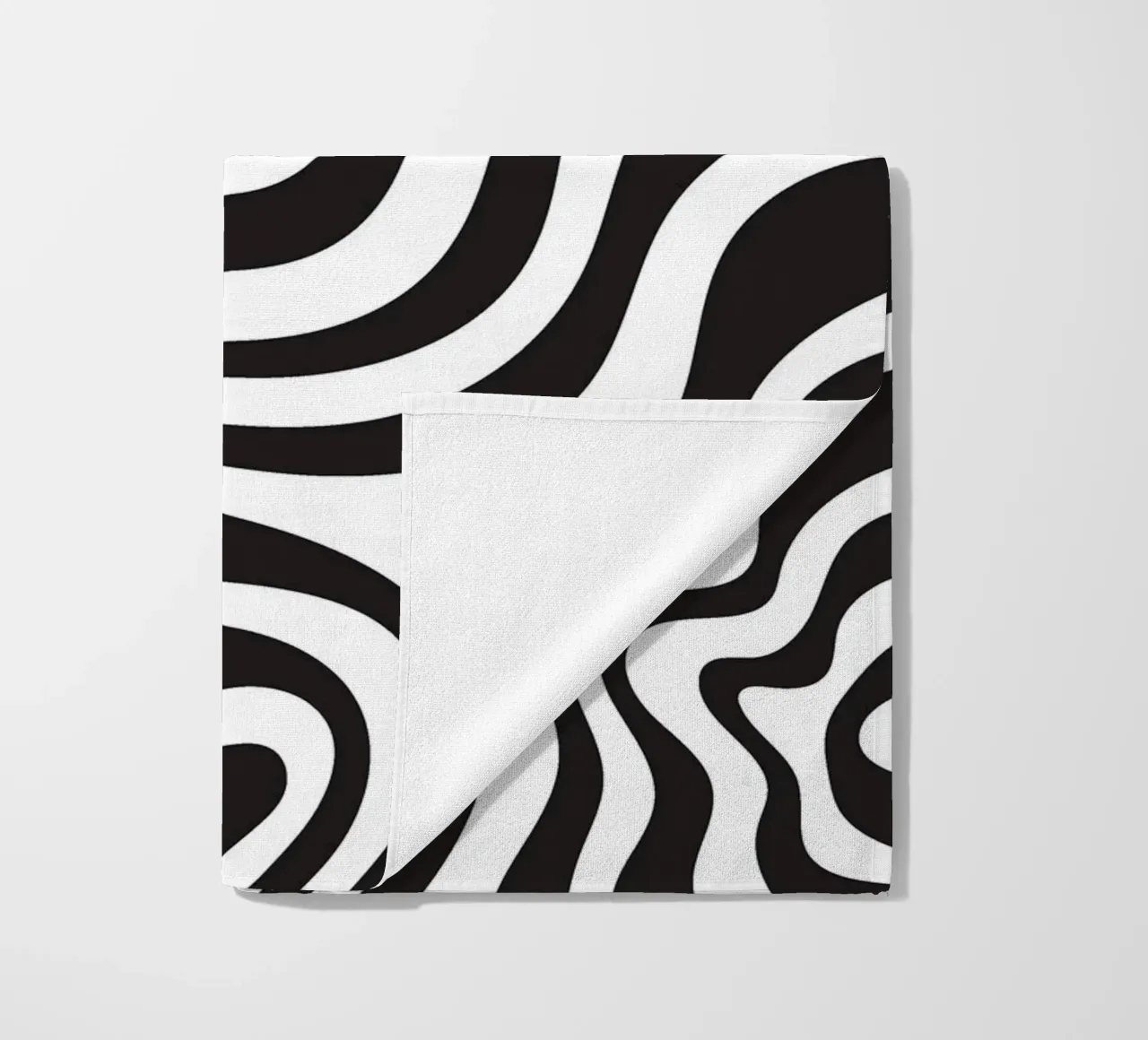 Linea strip twirl monocromatica telo mare da galihstudio