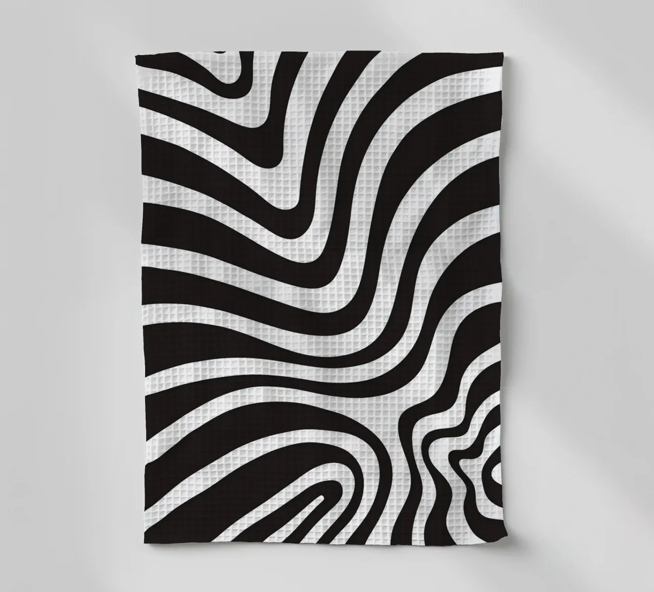Linea strip twirl monocromatica canovaccio da cucina da galihstudio
