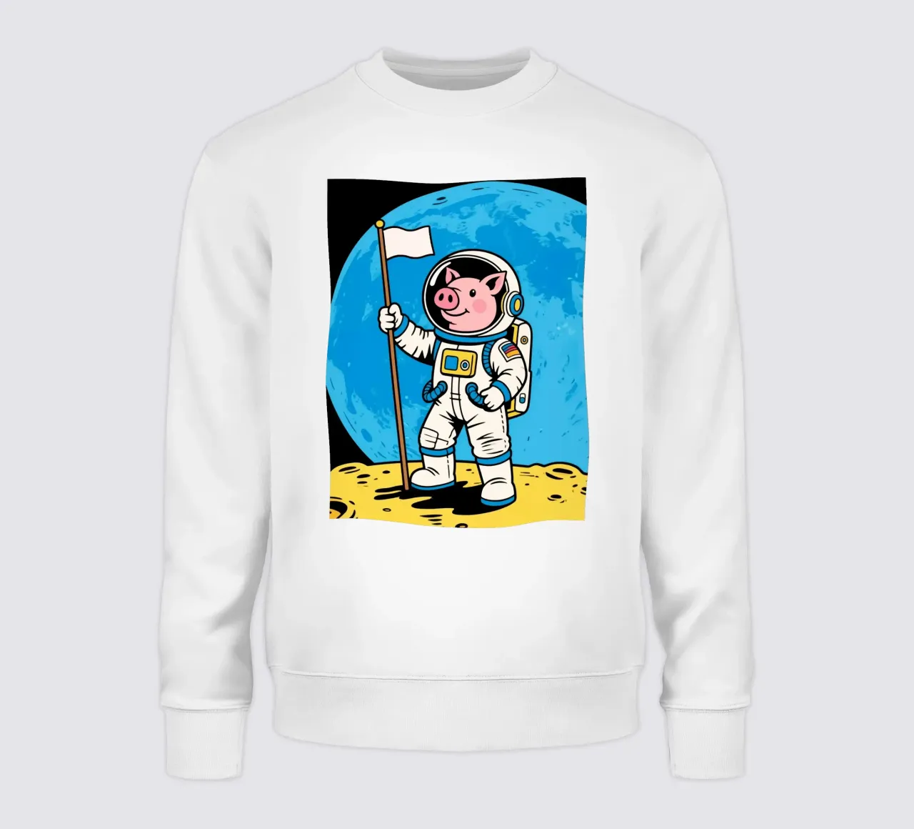Piggy Space sweatshirt by knowledge