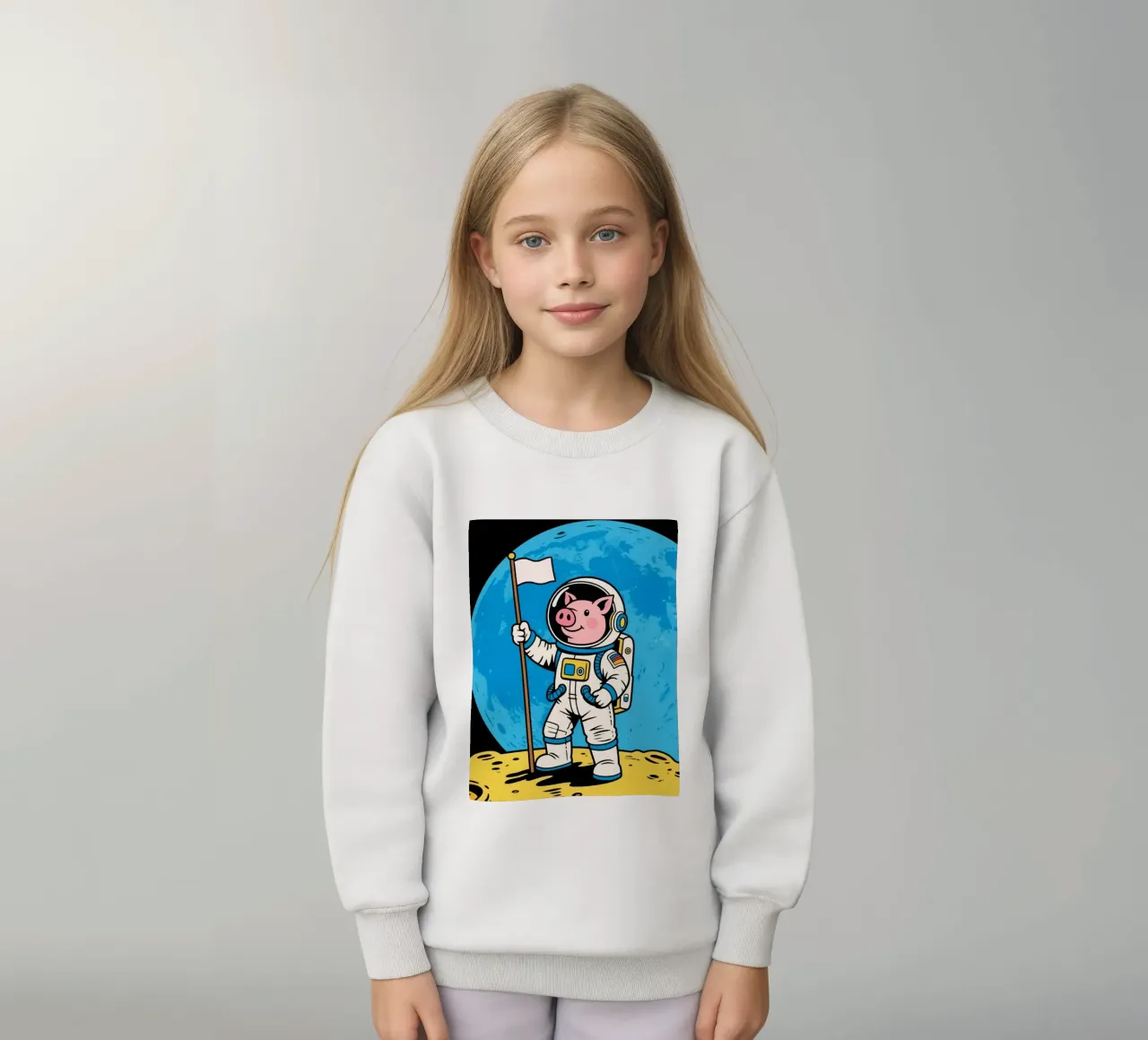Spazio per i maiali felpa bambino da knowledge