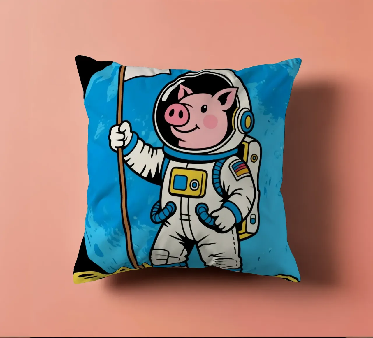 Spazio per i maiali cuscino da knowledge
