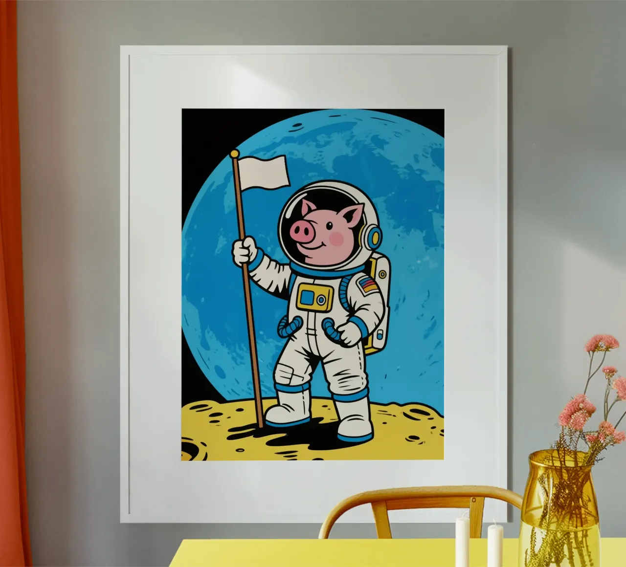 Spazio per i maiali poster da knowledge