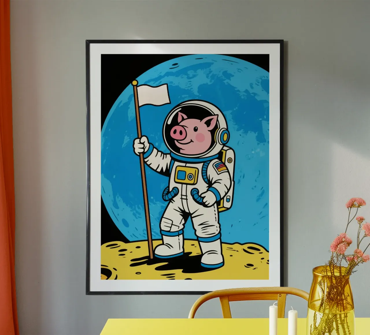 Spazio per i maiali poster da knowledge