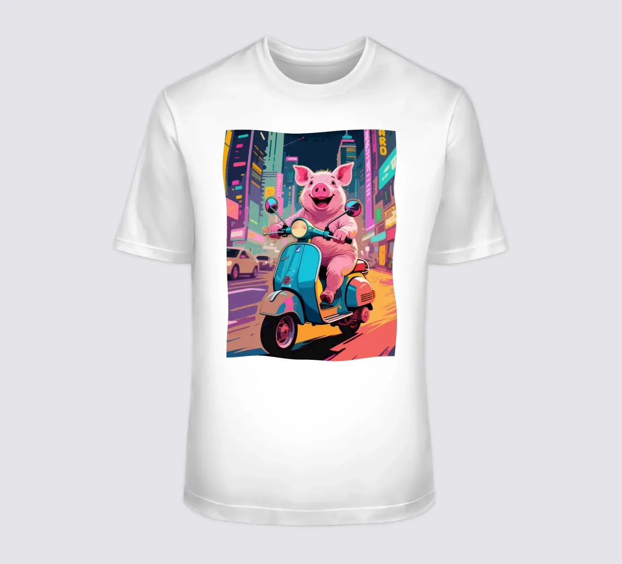 Piggy in viaggio t-shirt da knowledge