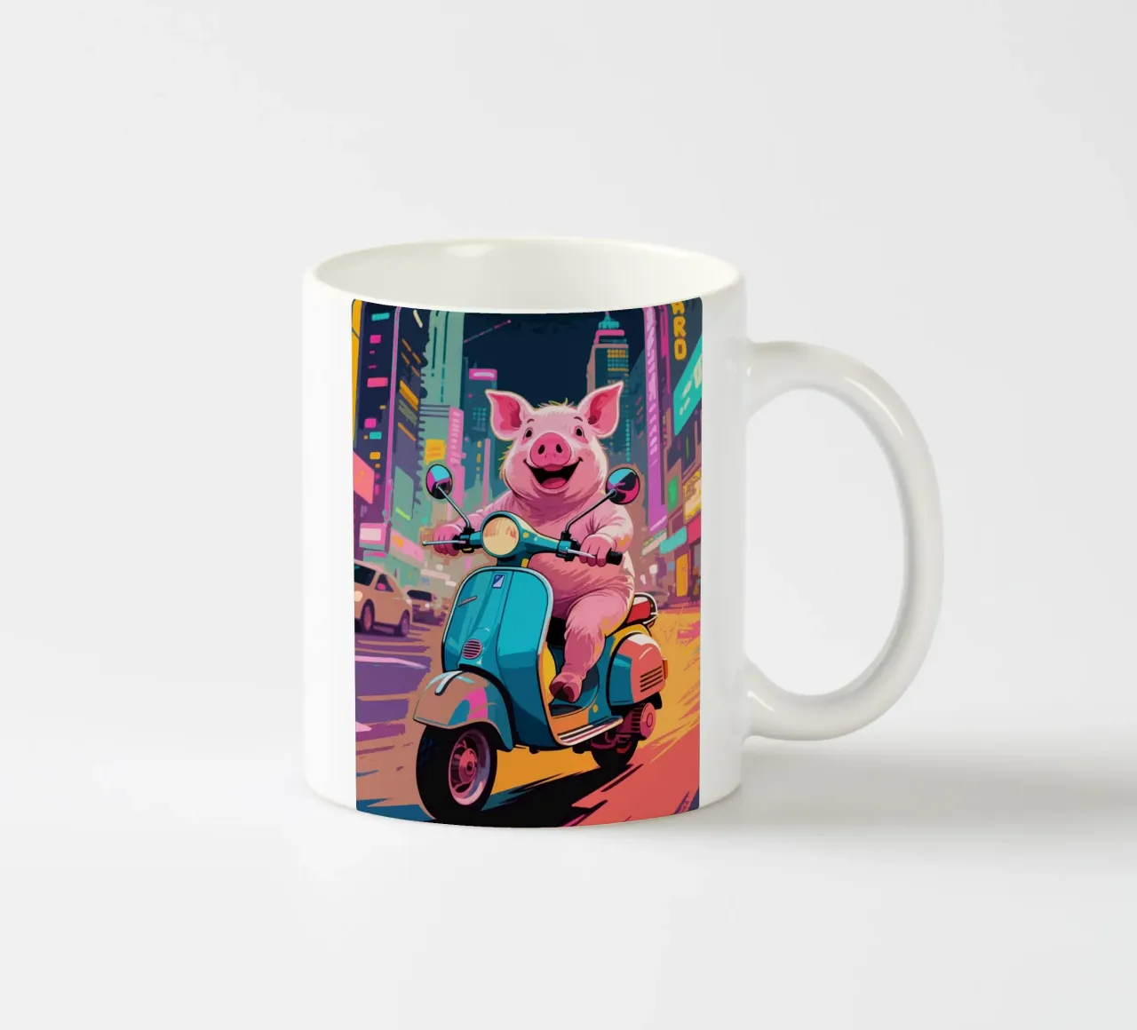 Piggy in viaggio tazza in ceramica da knowledge