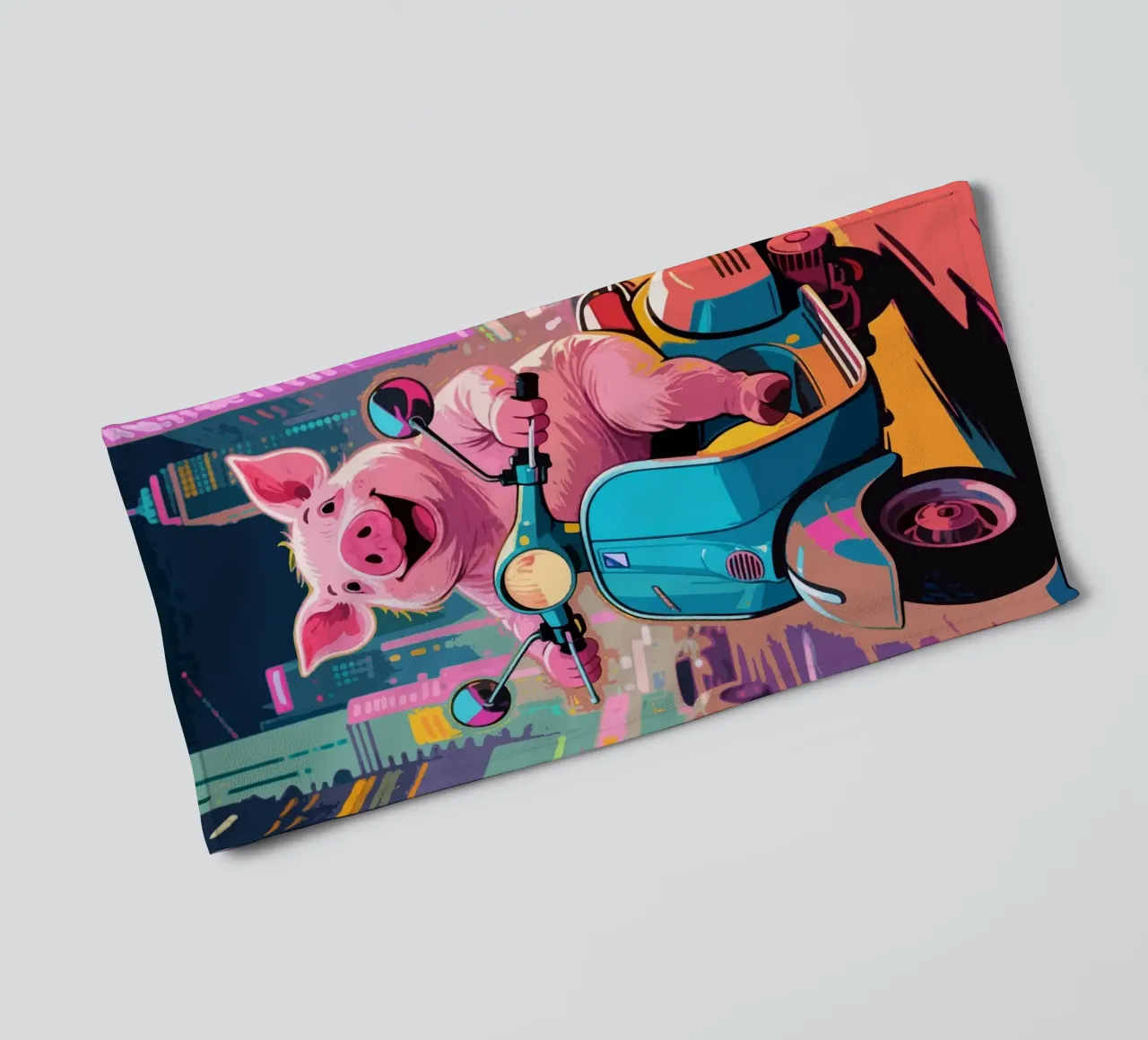 Piggy in viaggio asciugamano da bagno da knowledge