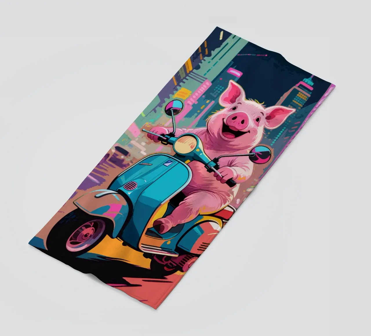 Piggy in viaggio telo mare da knowledge