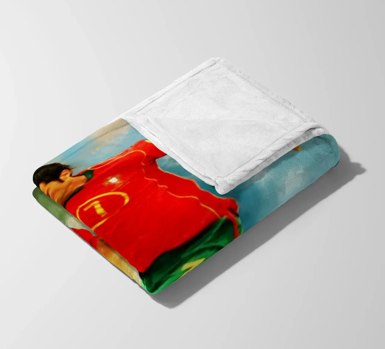 Luis Figo Portogallo leggendario calciatore coperta in pile da Lembayung art