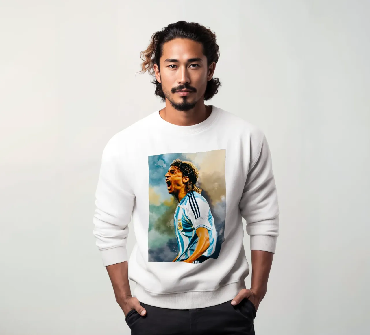Hernan Crespo - Argentina felpa da Lembayung art