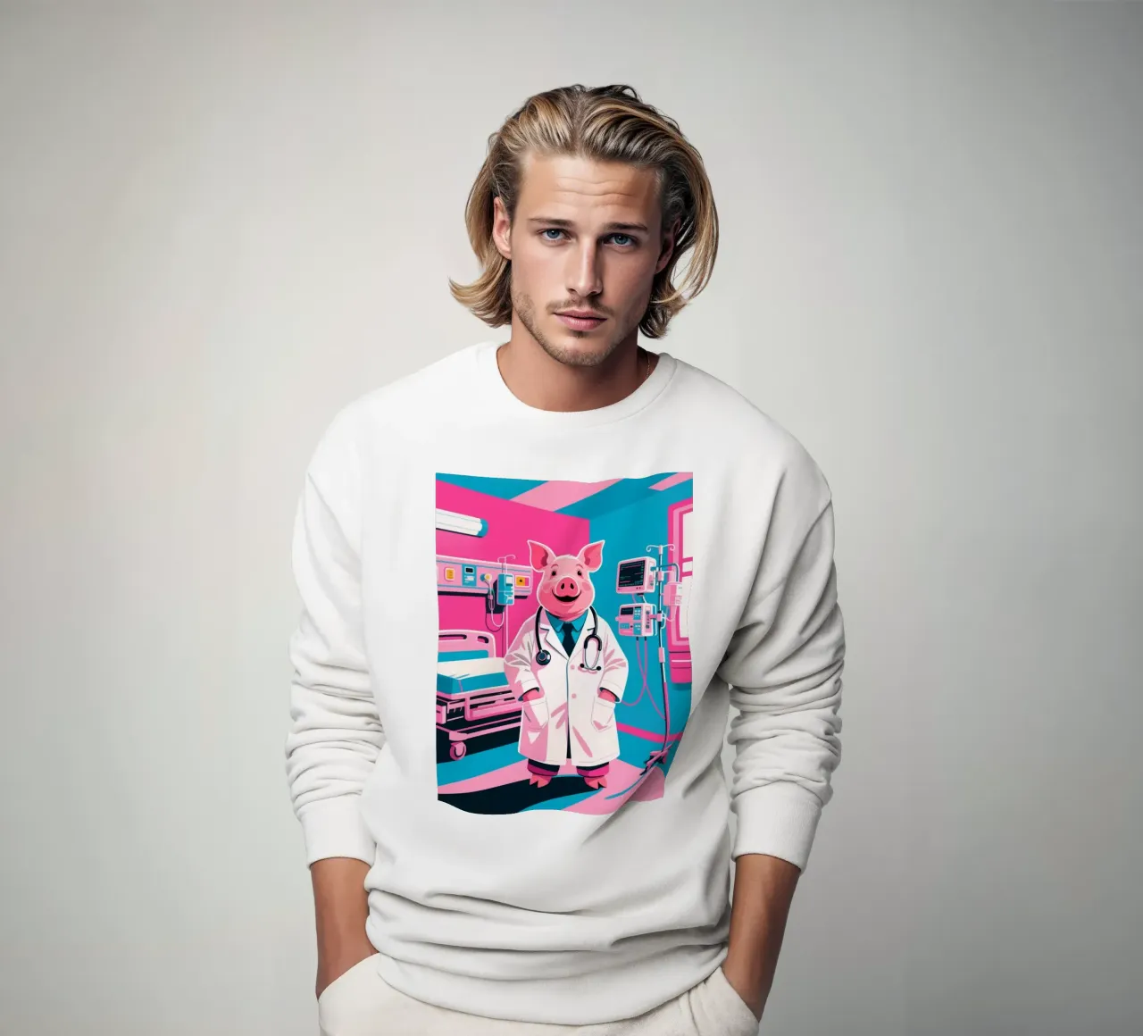 Dottor Piggy felpa da knowledge