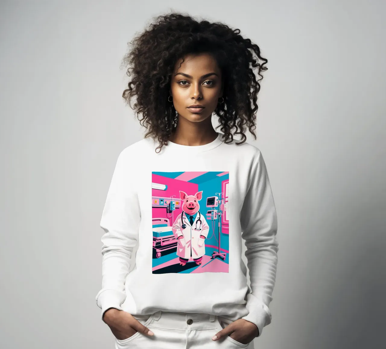 Dottor Piggy felpa da knowledge