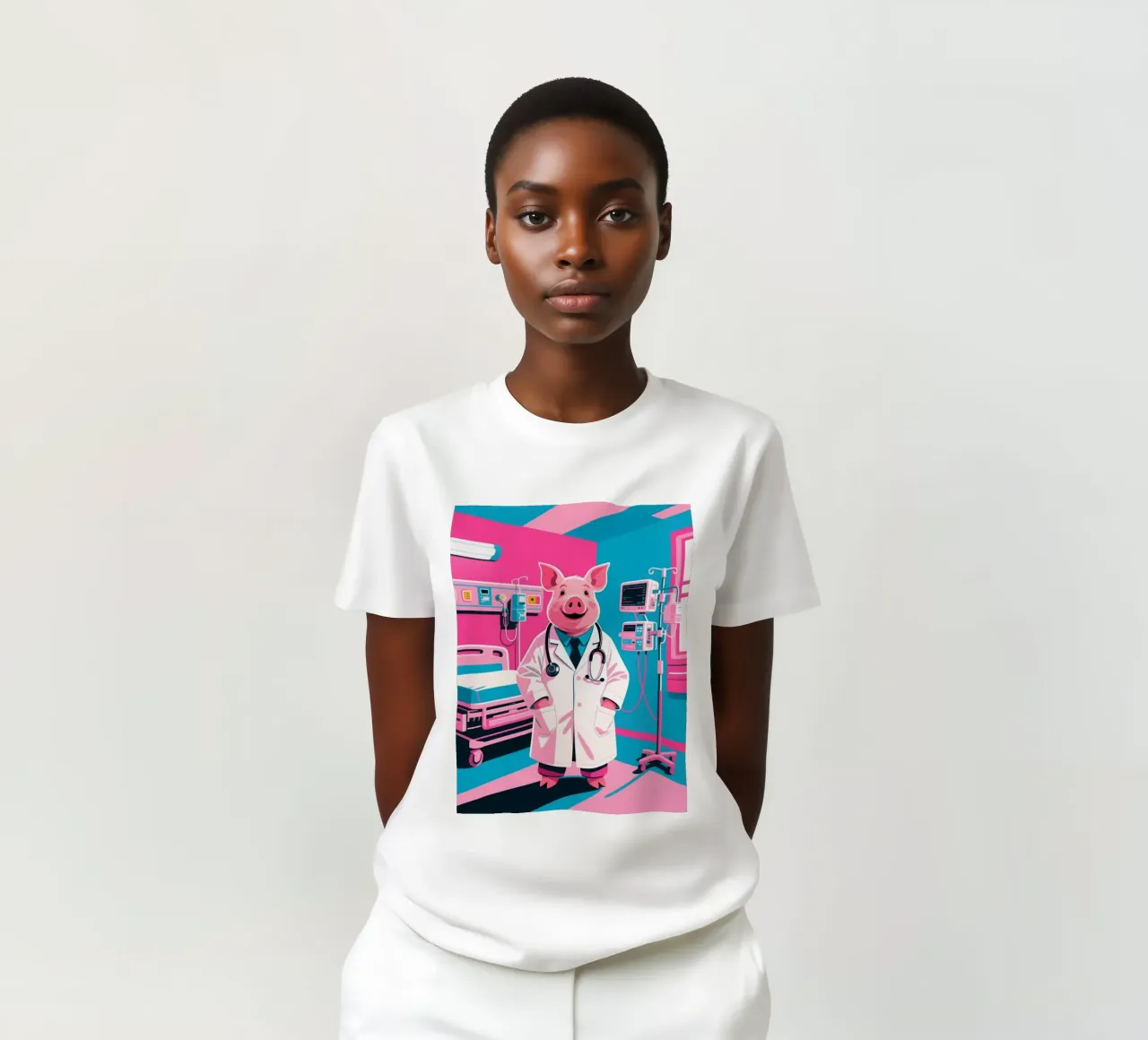 Dottor Piggy t-shirt da knowledge