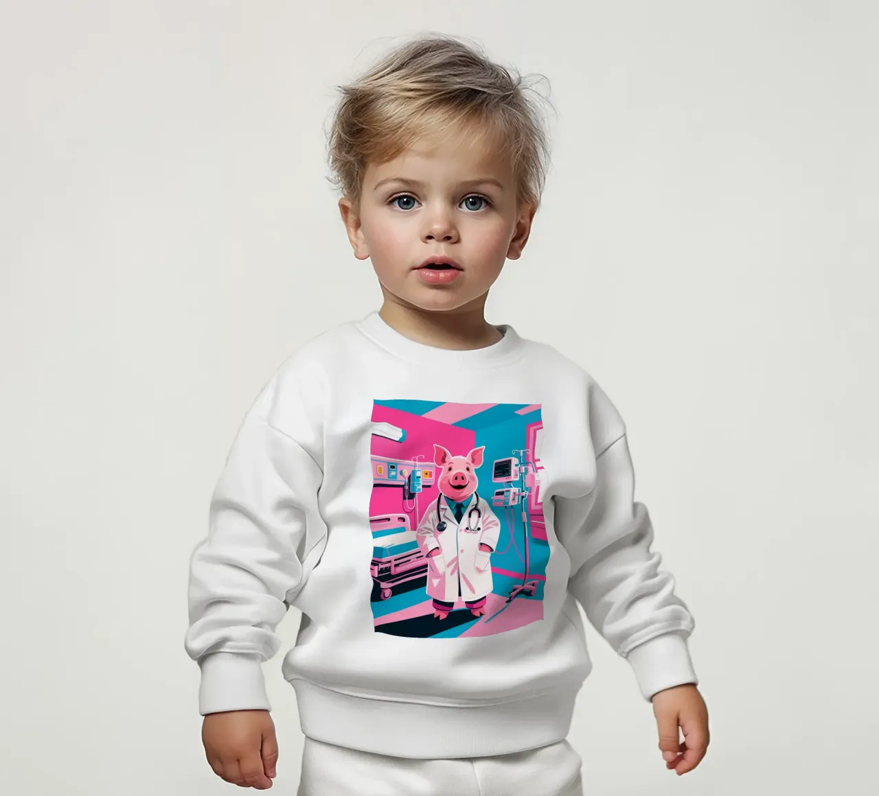 Dottor Piggy felpa neonato da knowledge