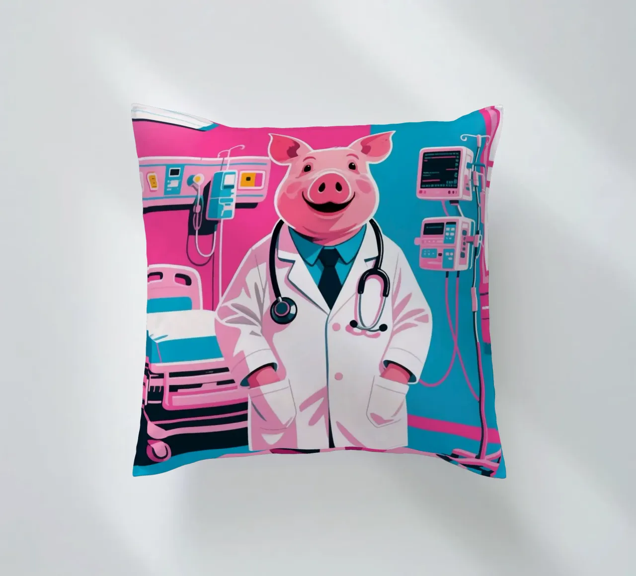 Dottor Piggy cuscino da knowledge