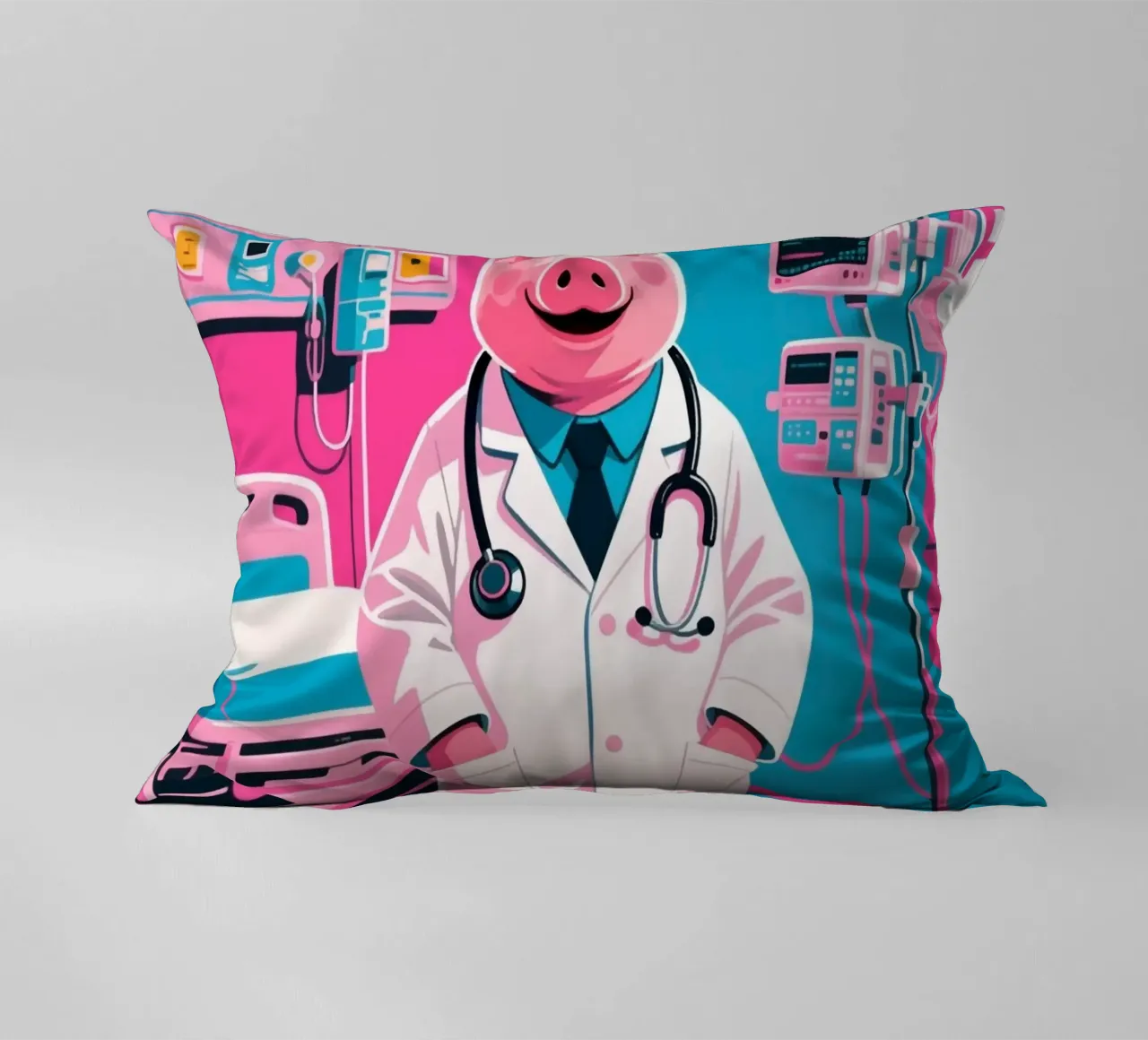 Dottor Piggy cuscino da knowledge