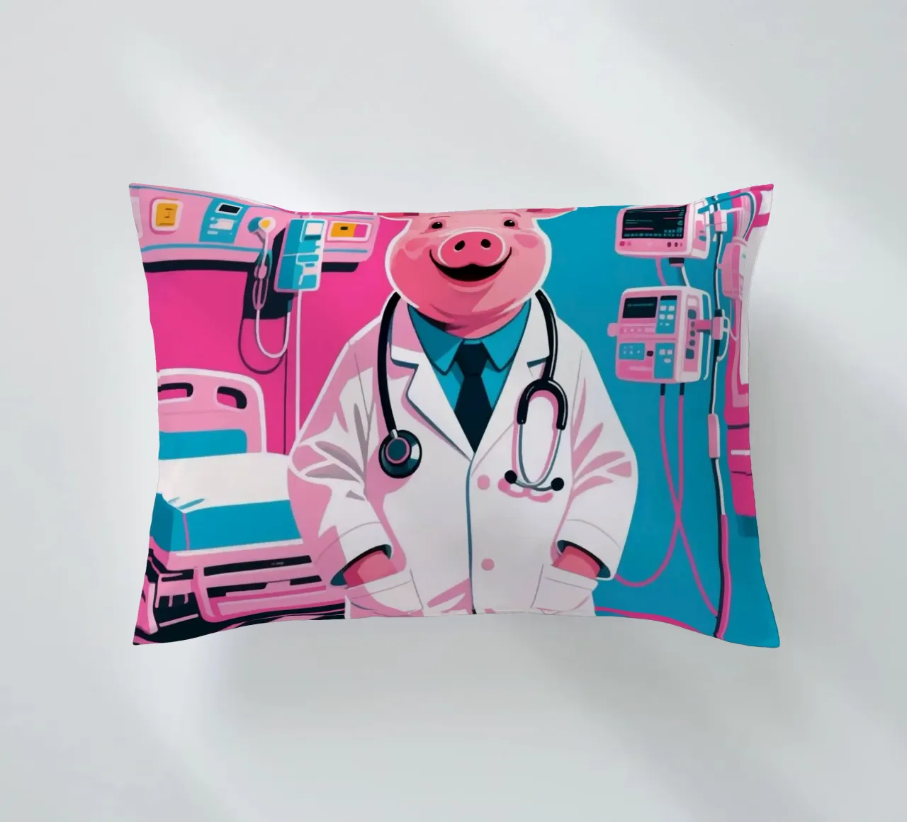 Dottor Piggy cuscino da knowledge