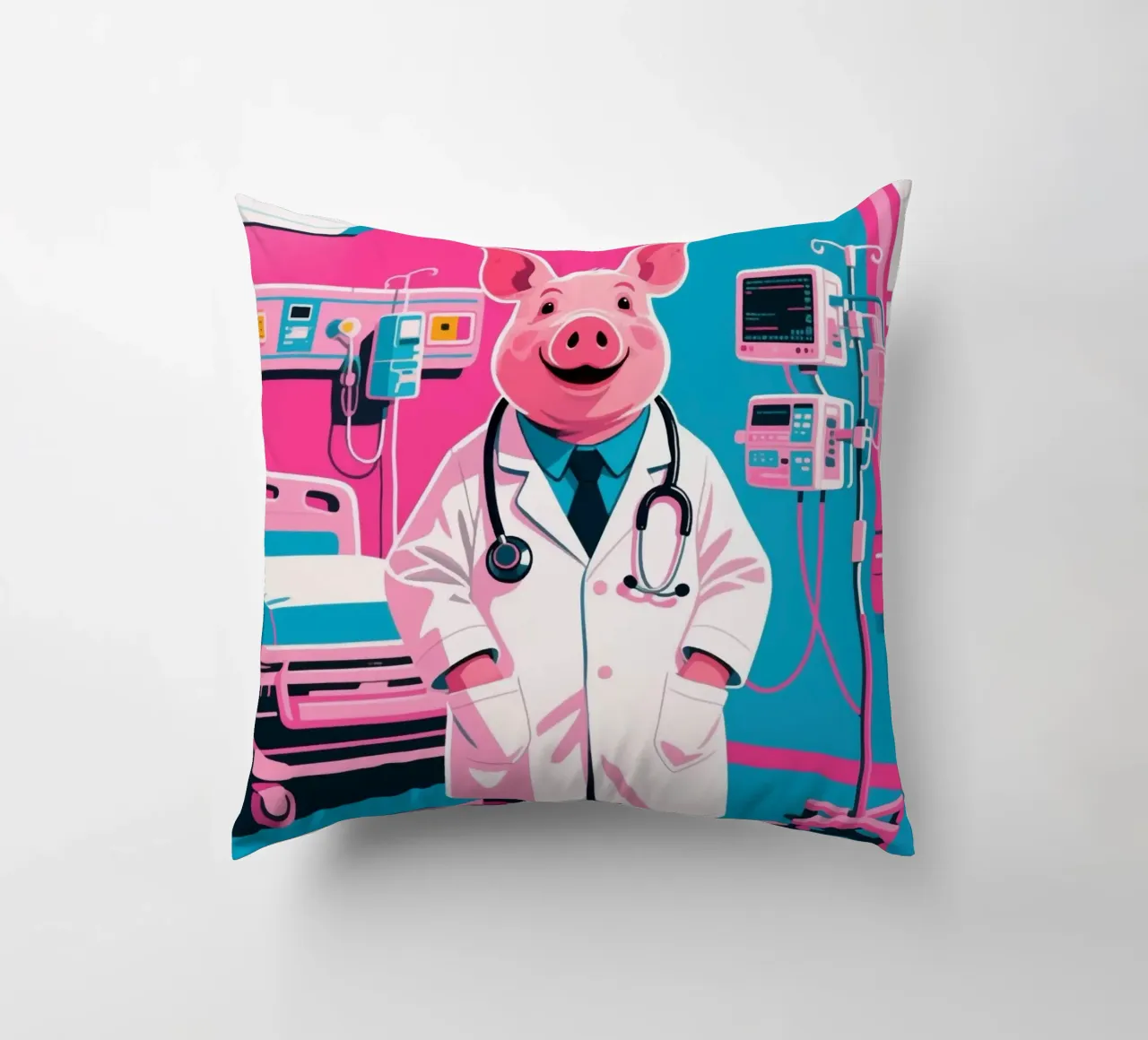 Dottor Piggy cuscino da knowledge
