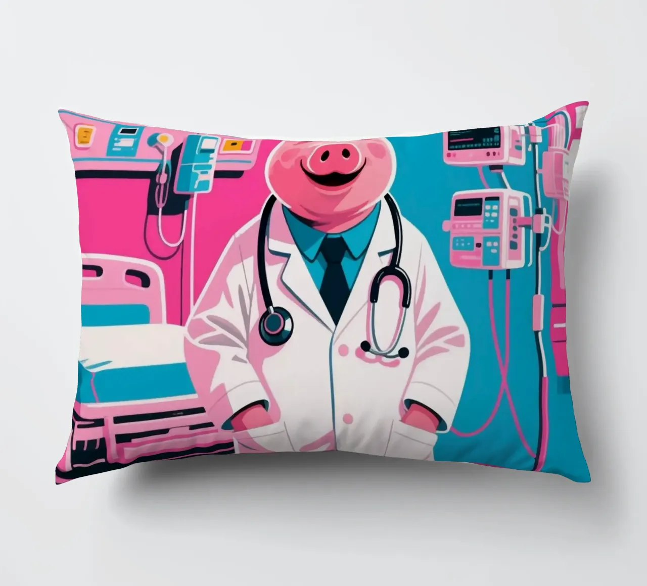 Dottor Piggy cuscino da knowledge