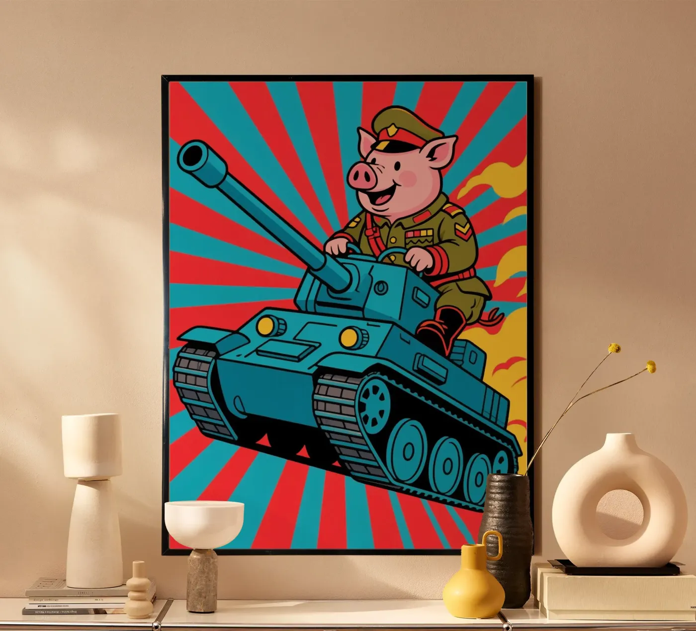 Varkensoorlog poster van knowledge