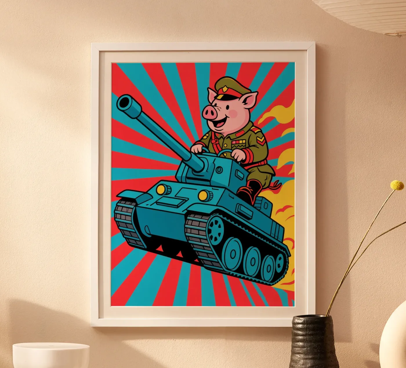 Varkensoorlog poster van knowledge