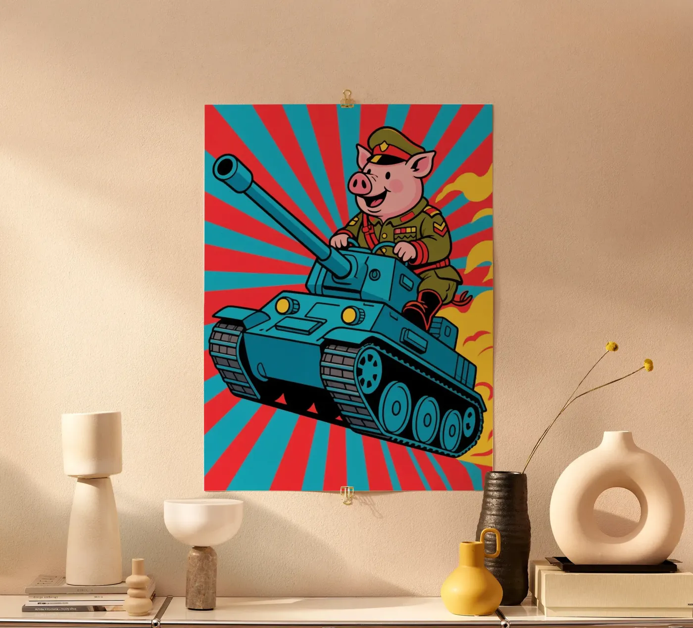 Varkensoorlog poster van knowledge